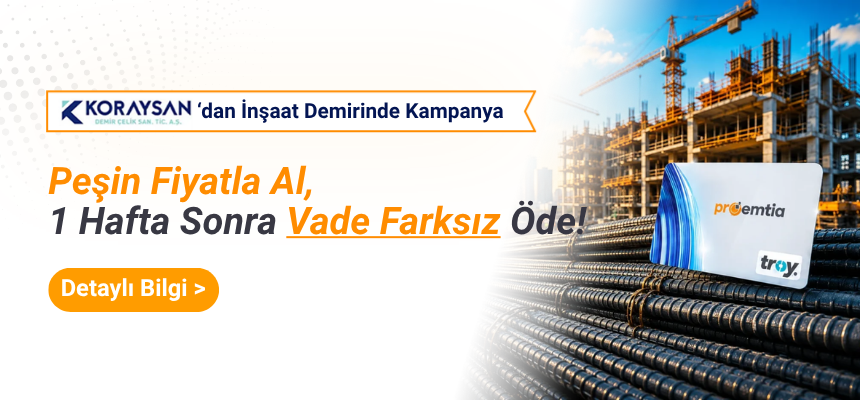 Koraysan İnşaat Demiri Kampanyası