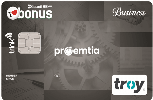 Garanti BBVA Bonus Business Proemtia Bayi Kart
