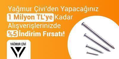 Yağmur Çivi'den %5 İndirim Fırsatı